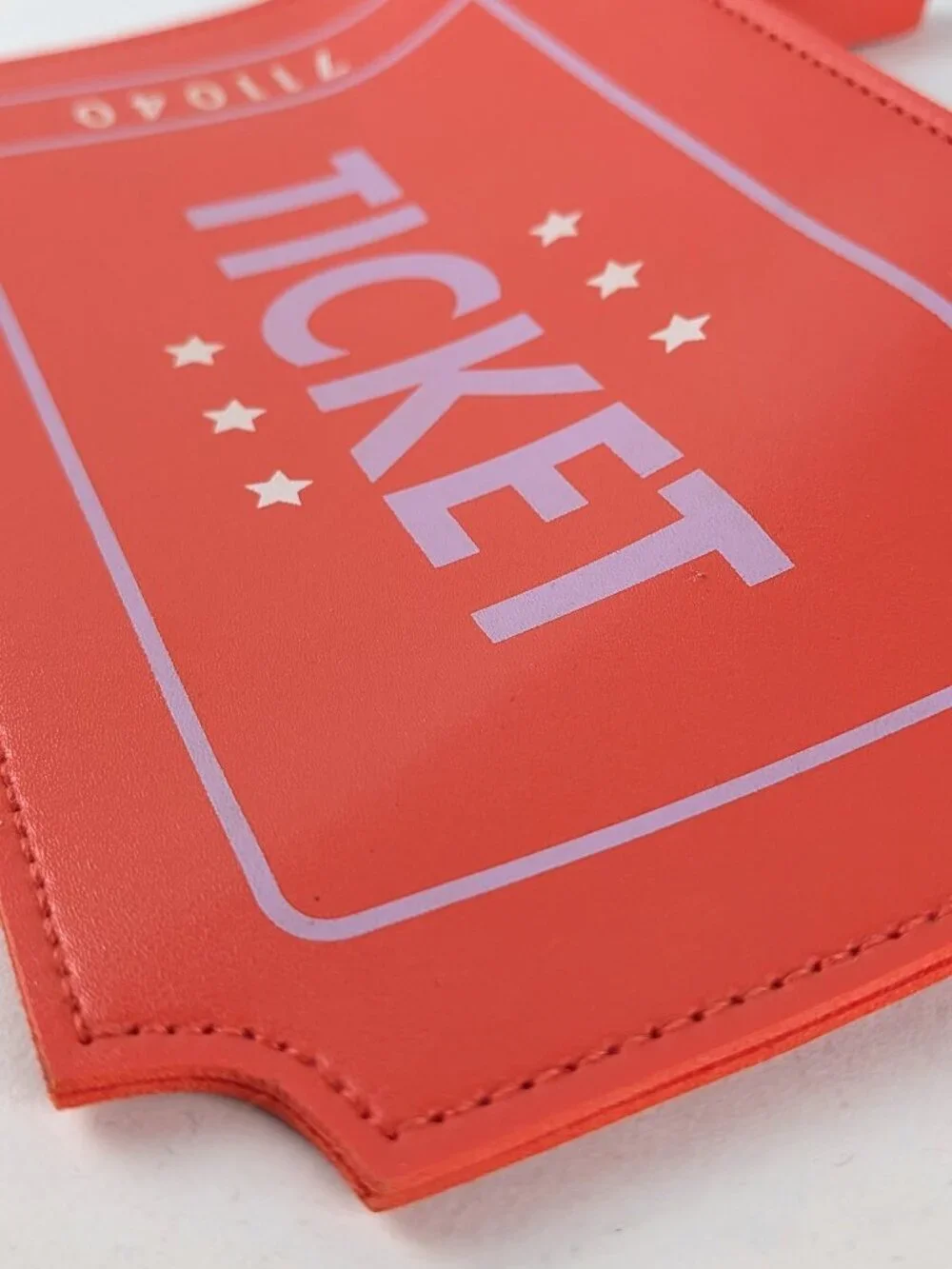 IPSY Red Movie Ticket Cosmetic Bag